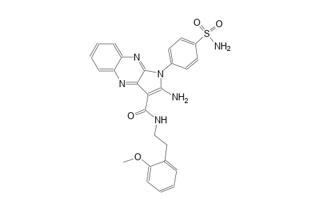 2-amino-1-[4-(aminosulfonyl)phenyl]-N-[2-(2-methoxyphenyl)ethyl]-1H-pyrrolo[2,3-b]quinoxaline-3-carboxamide