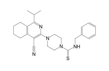 1-piperazinecarbothioamide, 4-[4-cyano-5,6,7,8-tetrahydro-1-(1-methylethyl)-3-isoquinolinyl]-N-(phenylmethyl)-