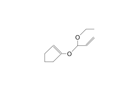 1-(1-Ethoxy-2-propenoxy)-cyclopentene