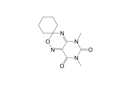 3H-Pyrimido[5,4-c]1,2,5-oxadiazine-6,8(5H,7H)-dione, 5,7-dimethyl-3-spirocyclohexane-