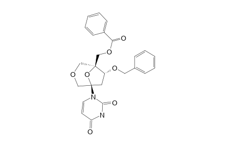 (1S,5R,6S)-6-BENZYLOXY-5-BENZOYLOXYMETHYL-1-(URACIL-1-YL)-3,8-DIOXABICYCLO-[3.2.1]-OCTANE