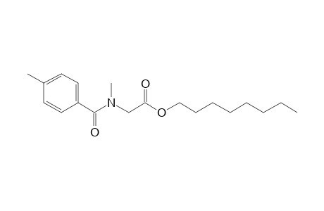 Sarcosine, N-(4-methylbenzoyl)-, octyl ester