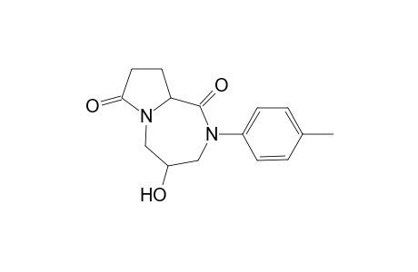 4-hydroxy-2-(4-methylphenyl)-hexahydro-pyrrolo[1,2-a][1,4]diazepine-1,7-dione