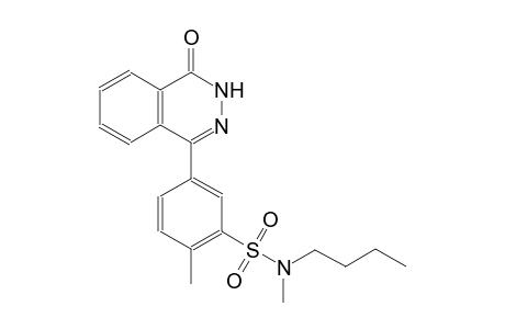 Benzenesulfonamide, n-butyl-2,N-dimethyl-5-(4-oxo-3,4-dihydrophthalazin-1-yl)-