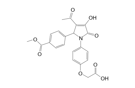 (4-{3-acetyl-4-hydroxy-2-[4-(methoxycarbonyl)phenyl]-5-oxo-2,5-dihydro-1H-pyrrol-1-yl}phenoxy)acetic acid