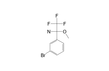 1-(2,2,2-TRIFLUORO)-1-(3-BROMOPHENYL)-ETHYL-IMINE-METHANOL-ADDUCT
