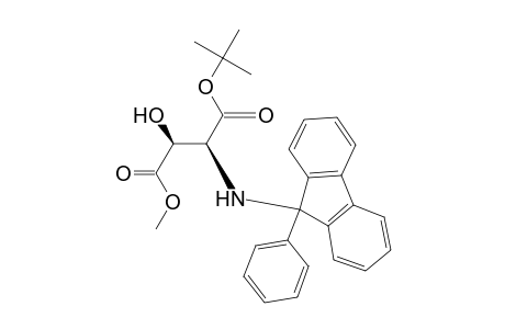 (2S,3S)-2-hydroxy-3-[(9-phenyl-9-fluorenyl)amino]butanedioic acid O4-tert-butyl ester O1-methyl ester