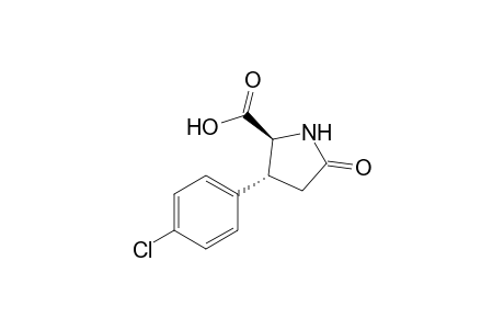 (2S,3R)-3-(4-Chlorophenyl)-5-oxopyrrolidine-2-carboxylic acid