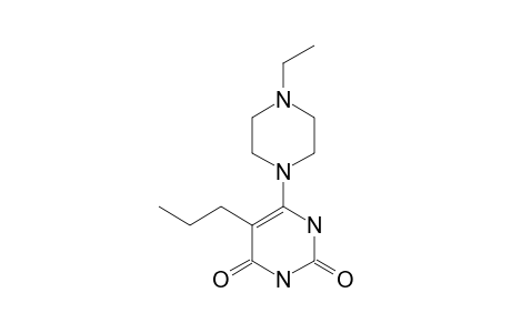 6-(4-ETHYL-1-PIPERAZINYL)-5-(N-PROPYL)-URACIL