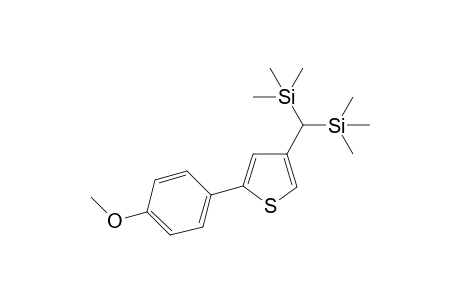 ((5-(4-Methoxyphenyl)thiophen-3-yl)methylene)bis(trimethylsilane)