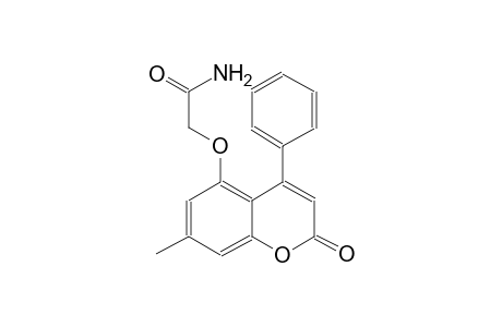 2-[(7-methyl-2-oxo-4-phenyl-2H-chromen-5-yl)oxy]acetamide