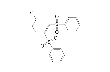 (Z)-1,2-Bis(benzenesulfonyl)-5-chloro-1-pentene
