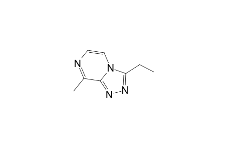 s-Triazolo[4,3-a]pyrazine, 3-ethyl-8-methyl-