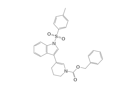 1-Tosyl-3-(1'-benzyloxycarbonyl-1',4',5',6'-tetrahydropyridin-3'-yl)indole