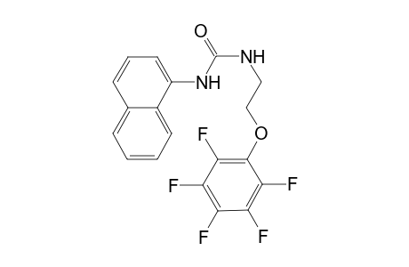 1-(1-naphthalenyl)-3-[2-(2,3,4,5,6-pentafluorophenoxy)ethyl]urea