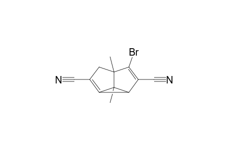 4-Bromo-1,5-dimethyltricyclo[3.3.0.0(2,8)]octa-3,6-diene-3,7-dicarbonitrile