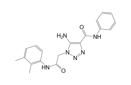 5-amino-1-[2-(2,3-dimethylanilino)-2-oxoethyl]-N-phenyl-1H-1,2,3-triazole-4-carboxamide