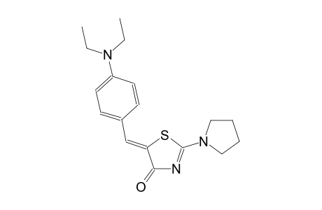 (5Z)-5-[4-(diethylamino)benzylidene]-2-(1-pyrrolidinyl)-1,3-thiazol-4(5H)-one