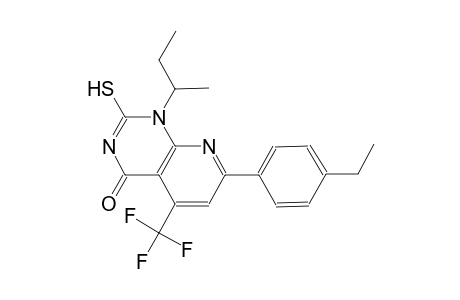 pyrido[2,3-d]pyrimidin-4(1H)-one, 7-(4-ethylphenyl)-2-mercapto-1-(1-methylpropyl)-5-(trifluoromethyl)-