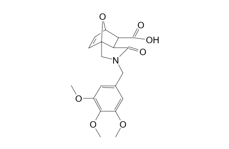 10-Oxa-3-azatricyclo[5.2.1.0(1,5)]dec-8-ene-6-carboxylic acid, 4-oxo-3-[(3,4,5-trimethoxyphenyl)methyl]-