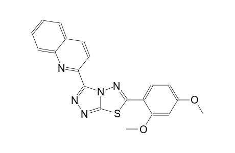 quinoline, 2-[6-(2,4-dimethoxyphenyl)[1,2,4]triazolo[3,4-b][1,3,4]thiadiazol-3-yl]-