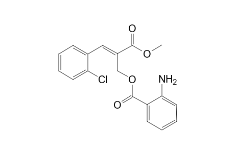 Methyl 2-{[2'-(aminophenyl)carbonyl]oxymethyl}-3-(2"-chlorophenyl)prop-2-enoate