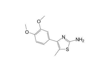2-Thiazolamine, 4-(3,4-dimethoxyphenyl)-5-methyl-