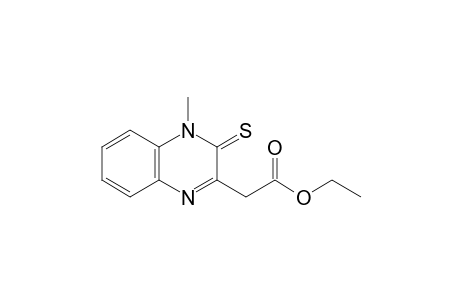 3,4-dihydro-4-methyl-3-thioxo-2-quinoxalineacetic acid, ethyl ester