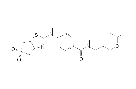 benzamide, 4-[(3a,4,6,6a-tetrahydro-5,5-dioxidothieno[3,4-d]thiazol-2-yl)amino]-N-[3-(1-methylethoxy)propyl]-