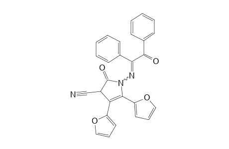 4,5-Di(furan-2-yl)-2-oxo-1-(2-oxo-1,2-diphenylethylidene)amino)-2,3-dihydro-1H-pyrrole-3-carbonitrile