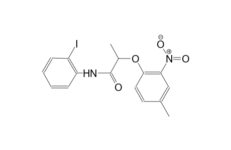 N-(2-iodophenyl)-2-(4-methyl-2-nitrophenoxy)propanamide