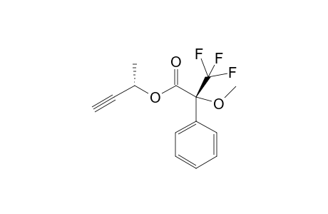 (S)-But-3'-yn-2'-yl (R)-.alpha.-Trifluoromethyl-.alpha.-methoxyphenylacetate