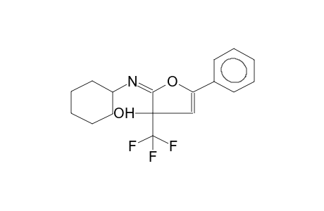 2-PHENYL-4-HYDROXY-4-TRIFLUOROMETHYL-5-CYCLOHEXYLAMINOOXOLENE-2