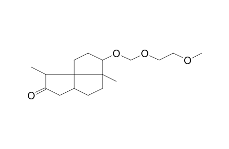 Tricyclo[6.3.0.0(1,5)]undecan-10-one, 4-[(2-methoxyethoxy)methoxy]-5,11-dimethyl-