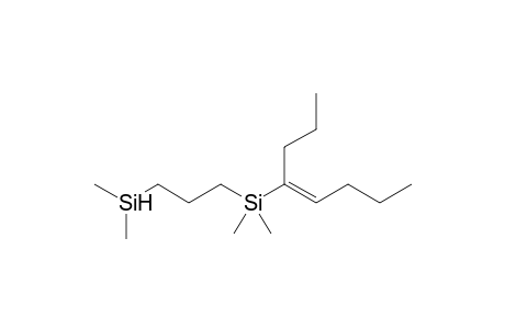 1-{[3'-(Dimethylsilyl)propyl]dimethylsilyl}-1,2-dipropylethylene