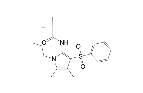 propanamide, N-[4,5-dimethyl-3-(phenylsulfonyl)-1-propyl-1H-pyrrol-2-yl]-2,2-dimethyl-