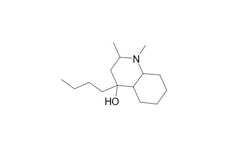 4-Butyl-1,2-dimethyldecahydro-4-quinolinol