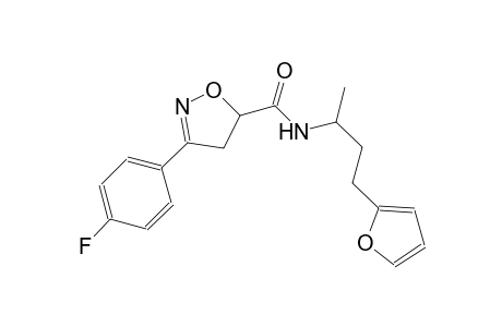 5-isoxazolecarboxamide, 3-(4-fluorophenyl)-N-[3-(2-furanyl)-1-methylpropyl]-4,5-dihydro-