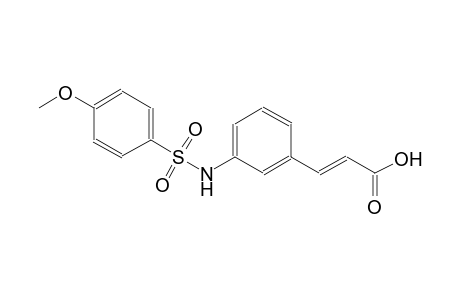 (2E)-3-(3-{[(4-methoxyphenyl)sulfonyl]amino}phenyl)-2-propenoic acid