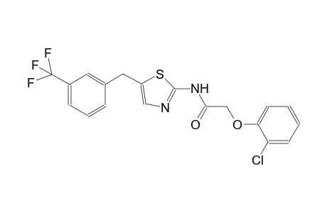 acetamide, 2-(2-chlorophenoxy)-N-[5-[[3-(trifluoromethyl)phenyl]methyl]-2-thiazolyl]-