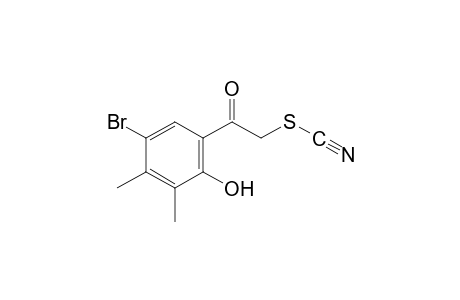 thiocyanic acid, 5-bromo-3,4-dimethyl-2-hydroxyphenacyl ester