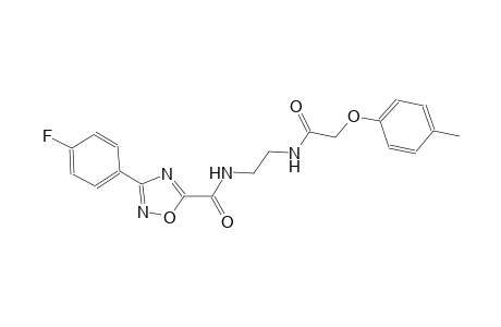 1,2,4-oxadiazole-5-carboxamide, 3-(4-fluorophenyl)-N-[2-[[2-(4-methylphenoxy)acetyl]amino]ethyl]-