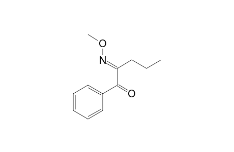 (2E)-2-methoxyimino-1-phenyl-1-pentanone