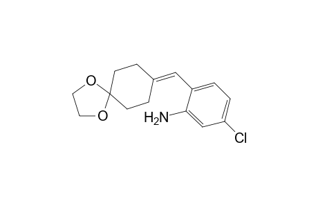 5-Chloro-2-(1,4-dioxaspiro[4.5]dec-8-ylidenemethyl)phenylamine