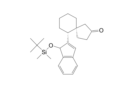 (5R*,6R*)-6-[( 1'-t-Butyldimethylsilyloxy)inden-2'-yl]-spiro[4,5]decan-2-one