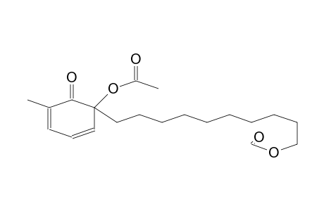 2,4-CYCLOHEXADIEN-1-ONE, 6-(ACETYLOXY)-6-[10-(FORMYLOXY)DECYL]-2-METHYL-