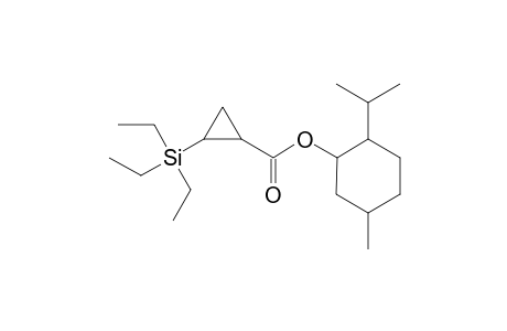 2-l-Menthyloxycarbonyl-1-triethylsilylcylopropane