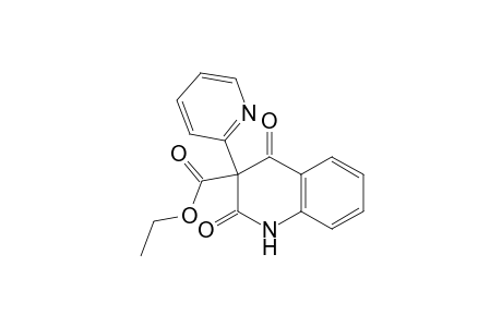 3-Quinolinecarboxylic acid, 1,2,3,4-tetrahydro-2,4-dioxo-3-(2-pyridinyl)-, ethyl ester