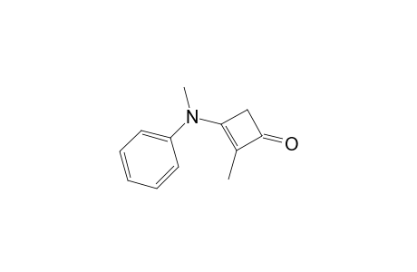 2-Methyl-3-(methylphenylamino)-2-cyclobuten-1-on