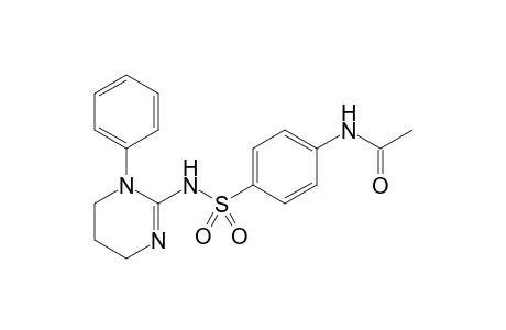 N-[4-[(1-phenyl-5,6-dihydro-4H-pyrimidin-2-yl)sulfamoyl]phenyl]acetamide